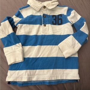 Rugby style polo shirt